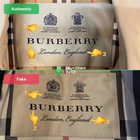 how to tell if real or fake burberry trench coat|burberry coat scam.